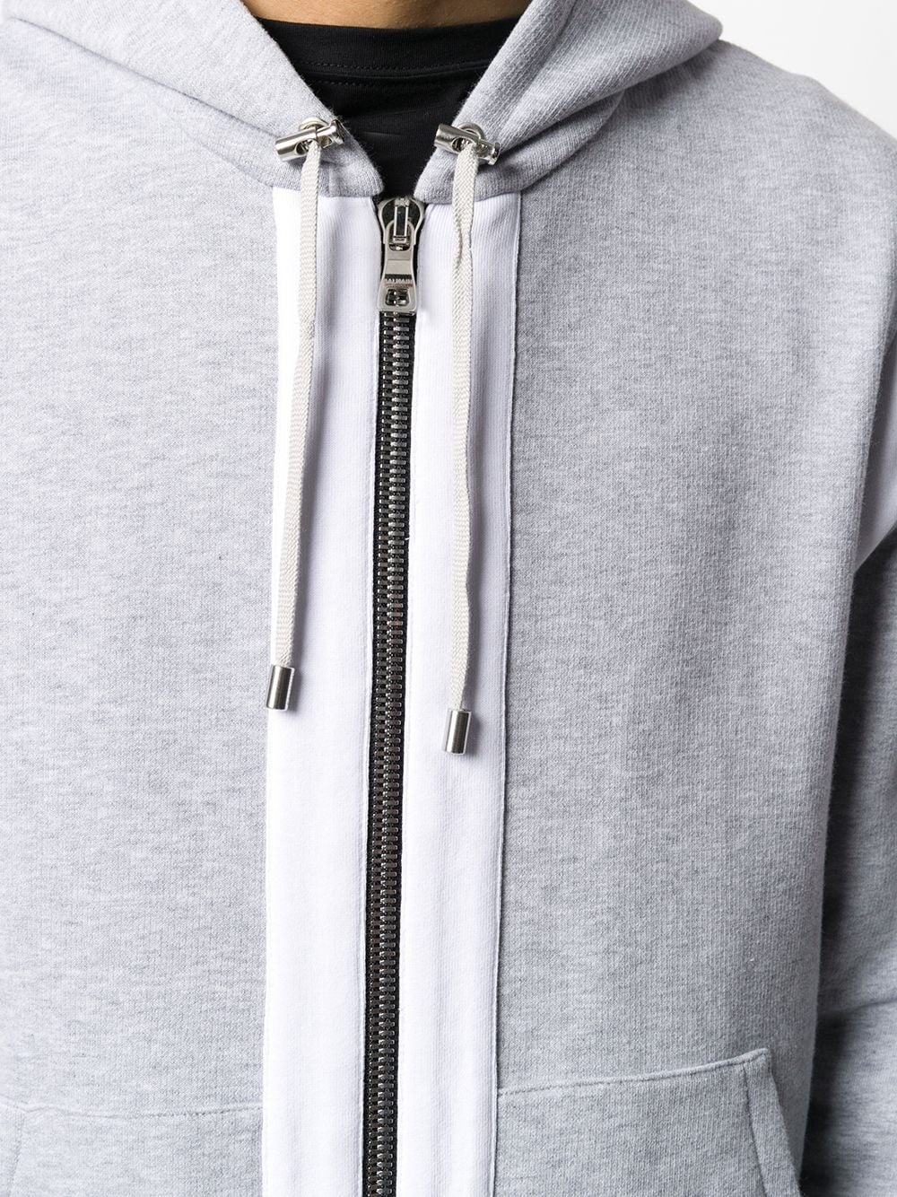 zip front hoodie - 5