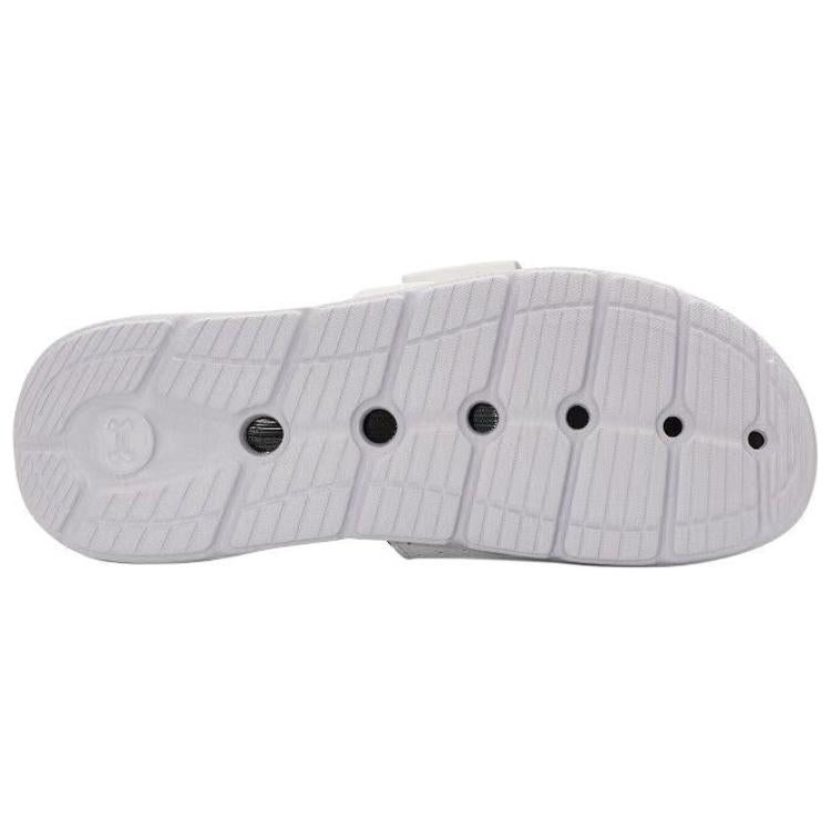 Under Armour Mercenary Slippers 'White Black' 3027252-100 - 5