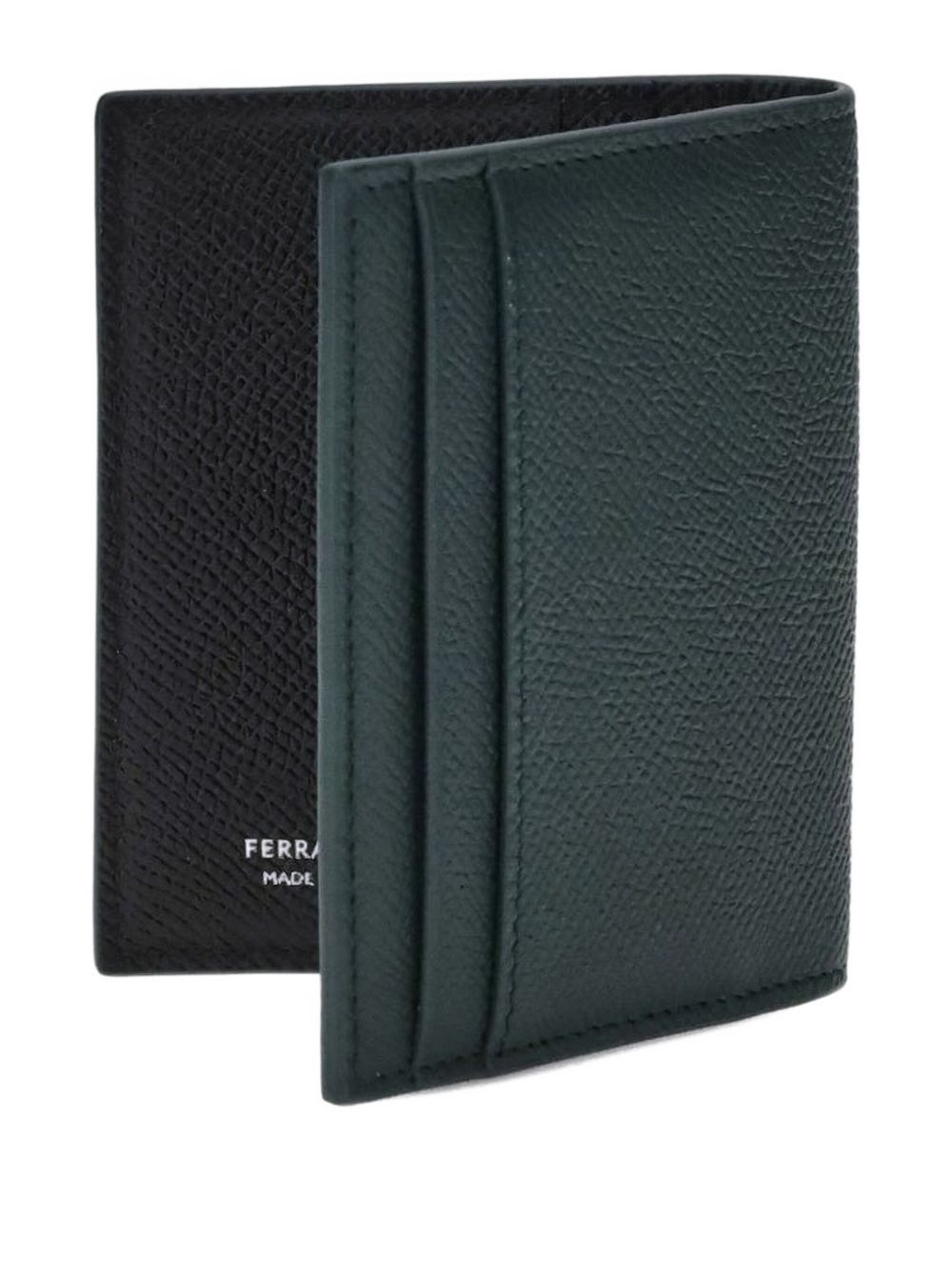 Gancini-embellished leather card holder - 2