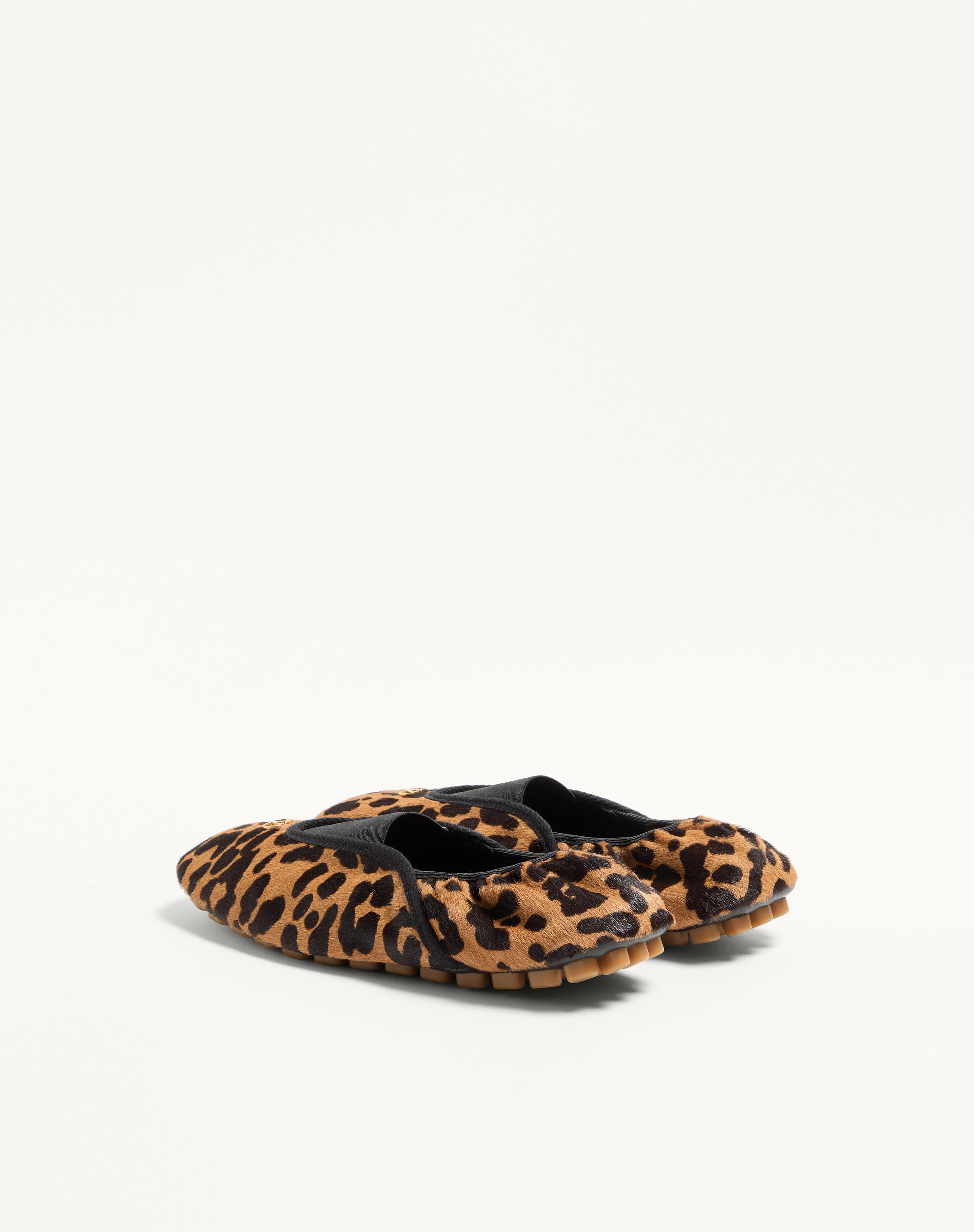 RHYTMIKA BALLERINA IN HAIR CALF WITH FAUVE ECLAT PRINT - 6