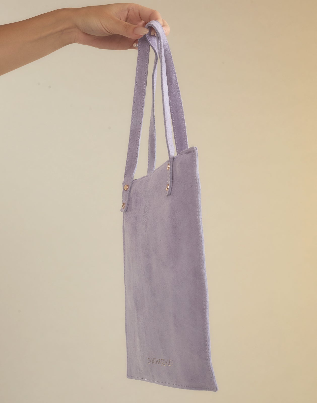Sleek Suede Tote - 2