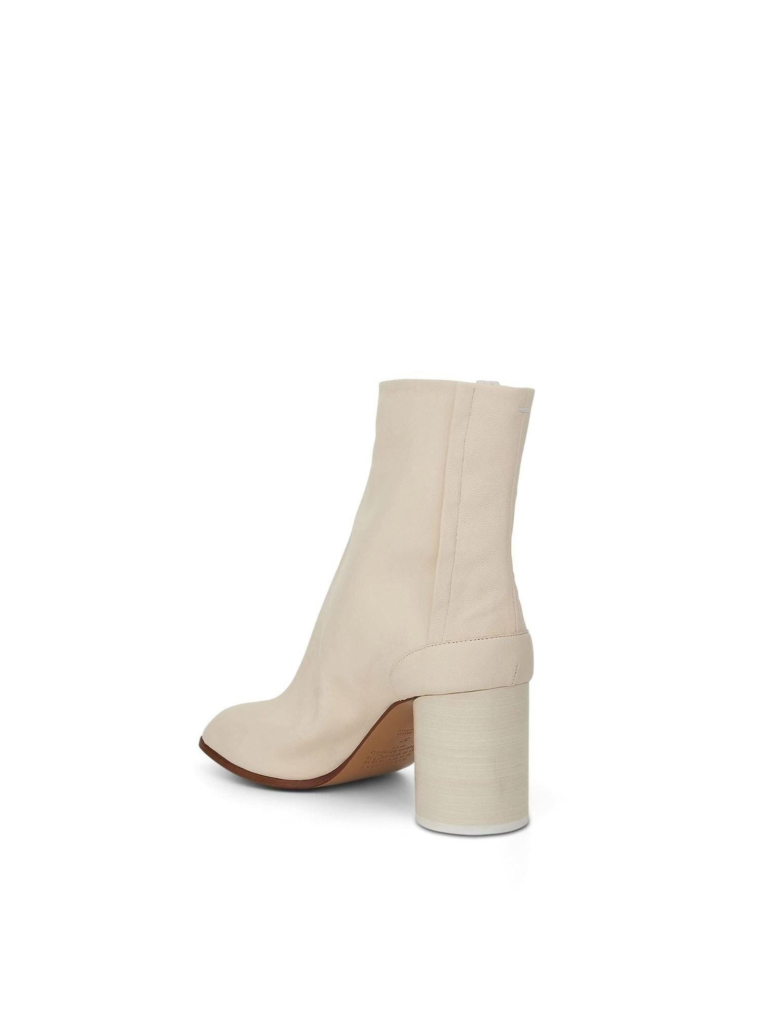 Tabi Ankle Boot 80mm in White - 3