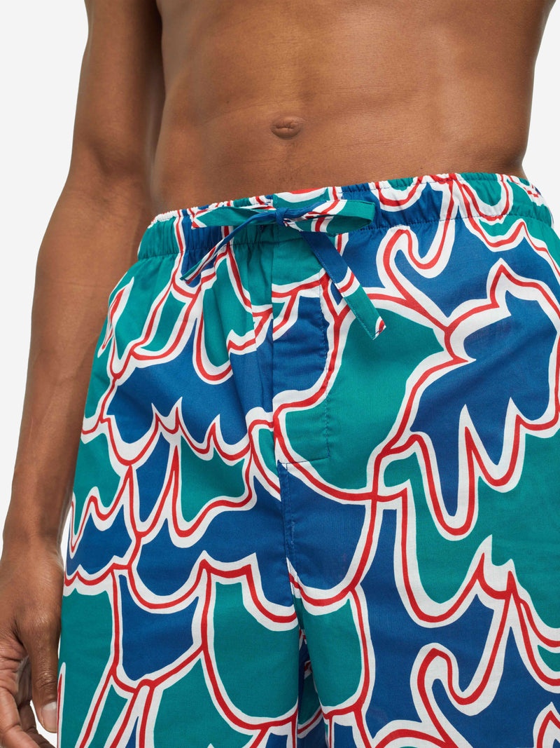 Men's Lounge Shorts Ledbury 54 Cotton Batiste Multi - 2