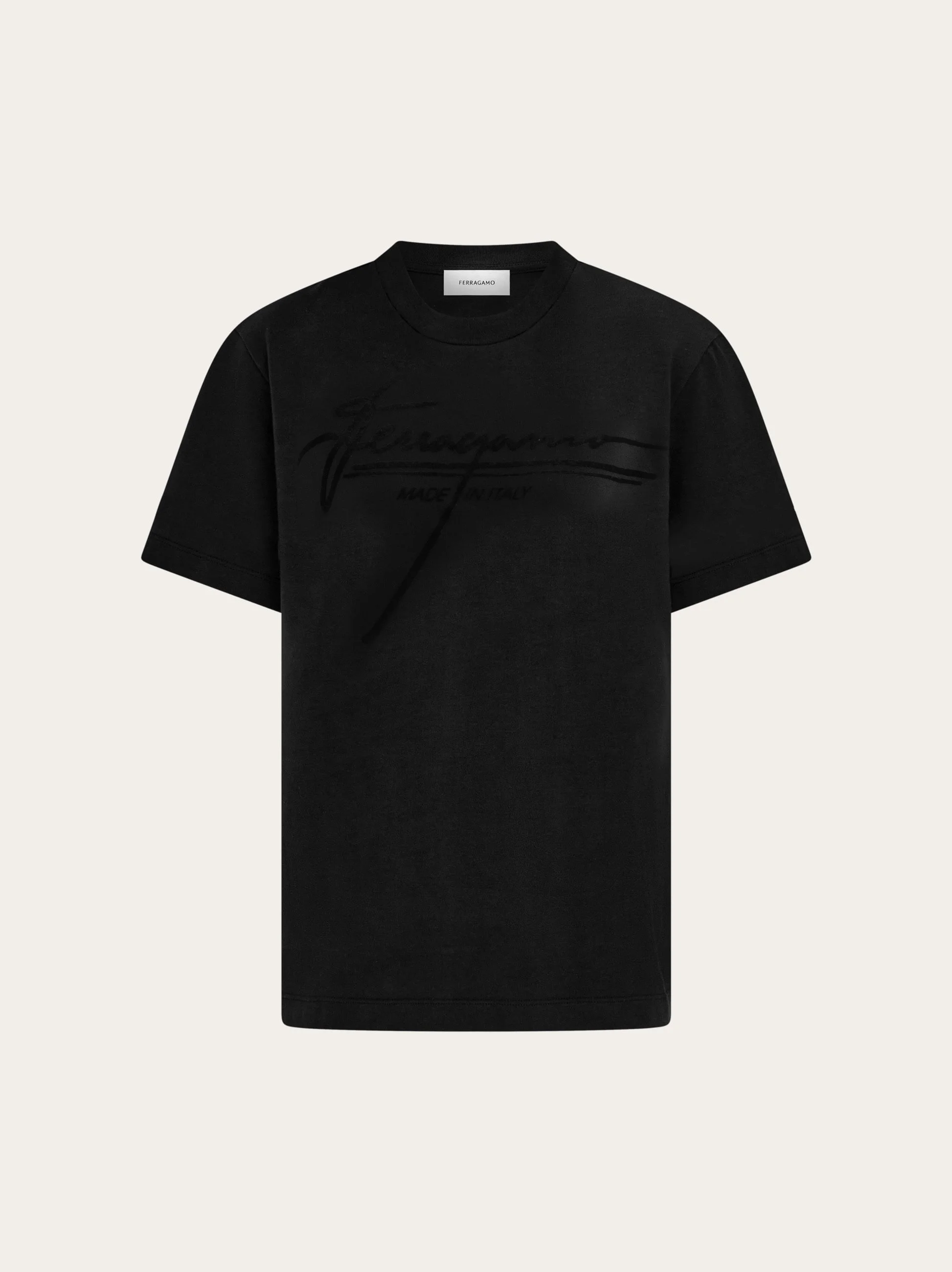 T-shirt with signature detail - 1