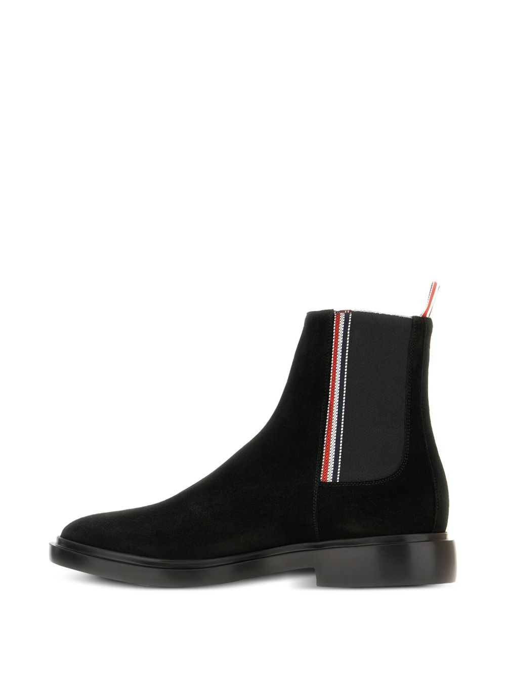 elastic-panel suede boots - 3