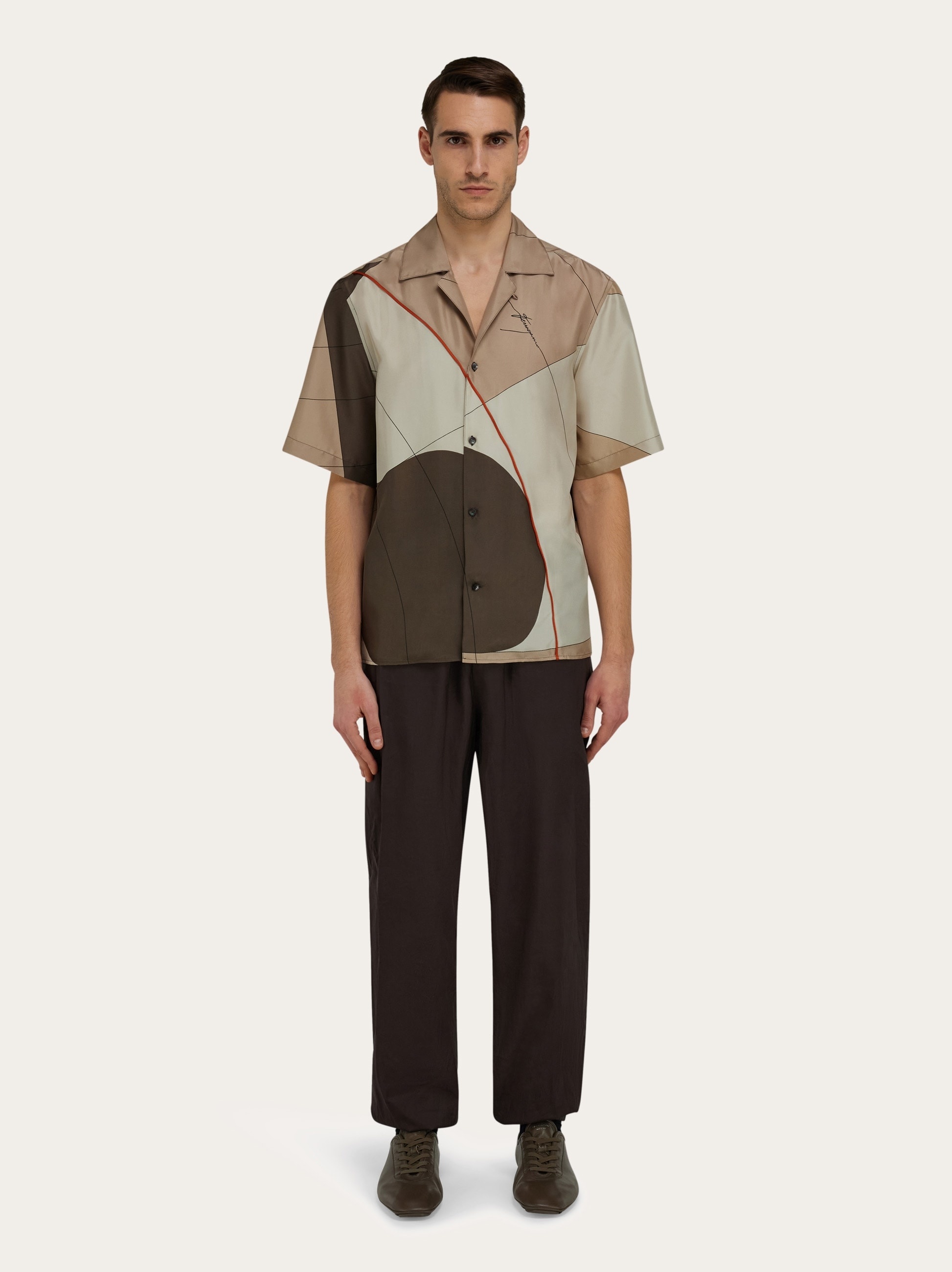 Printed silk shirt - 5