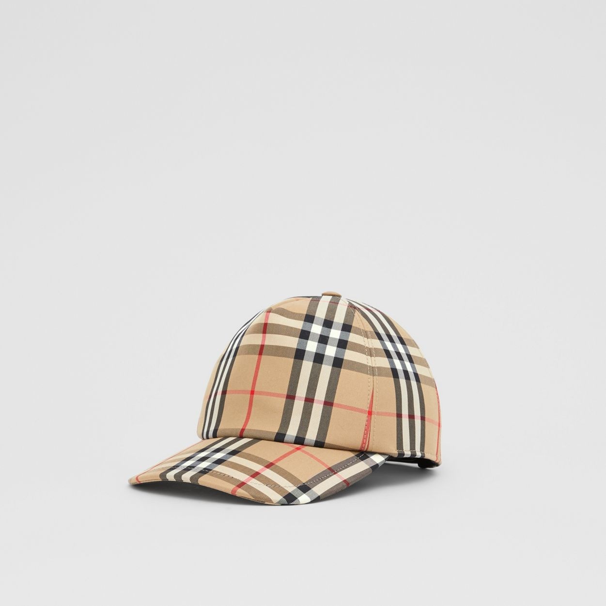 Logo Appliqué Vintage Check Cap - 6