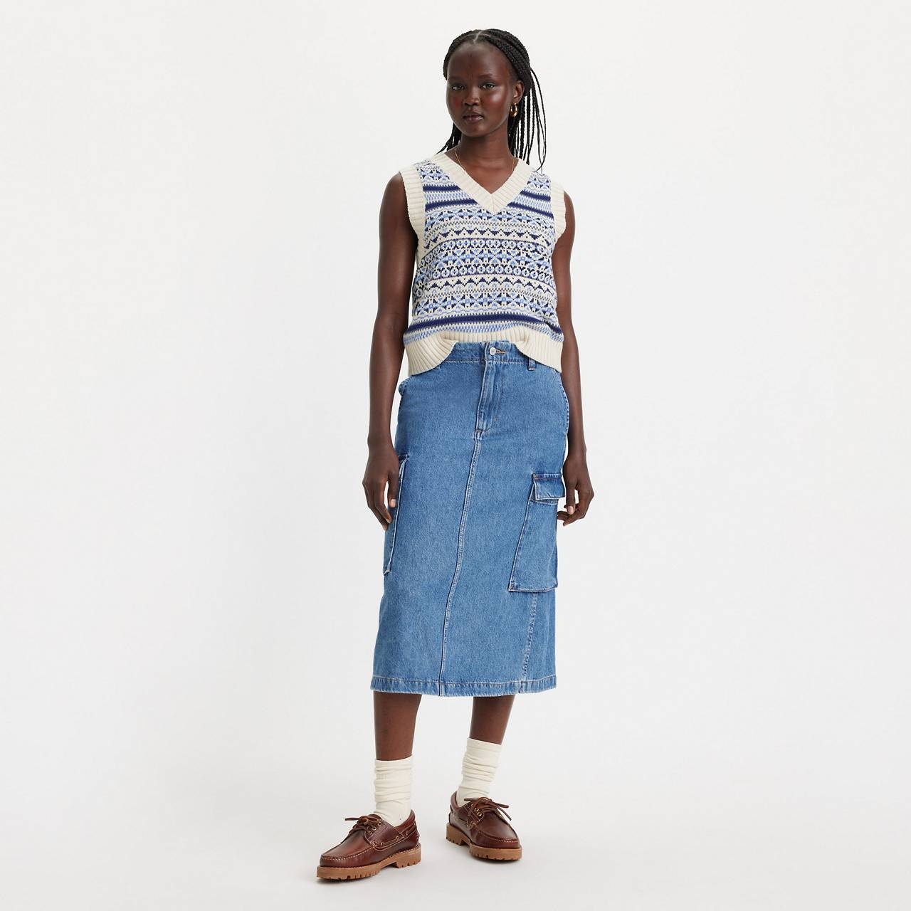 CARGO MIDI SKIRT - 2
