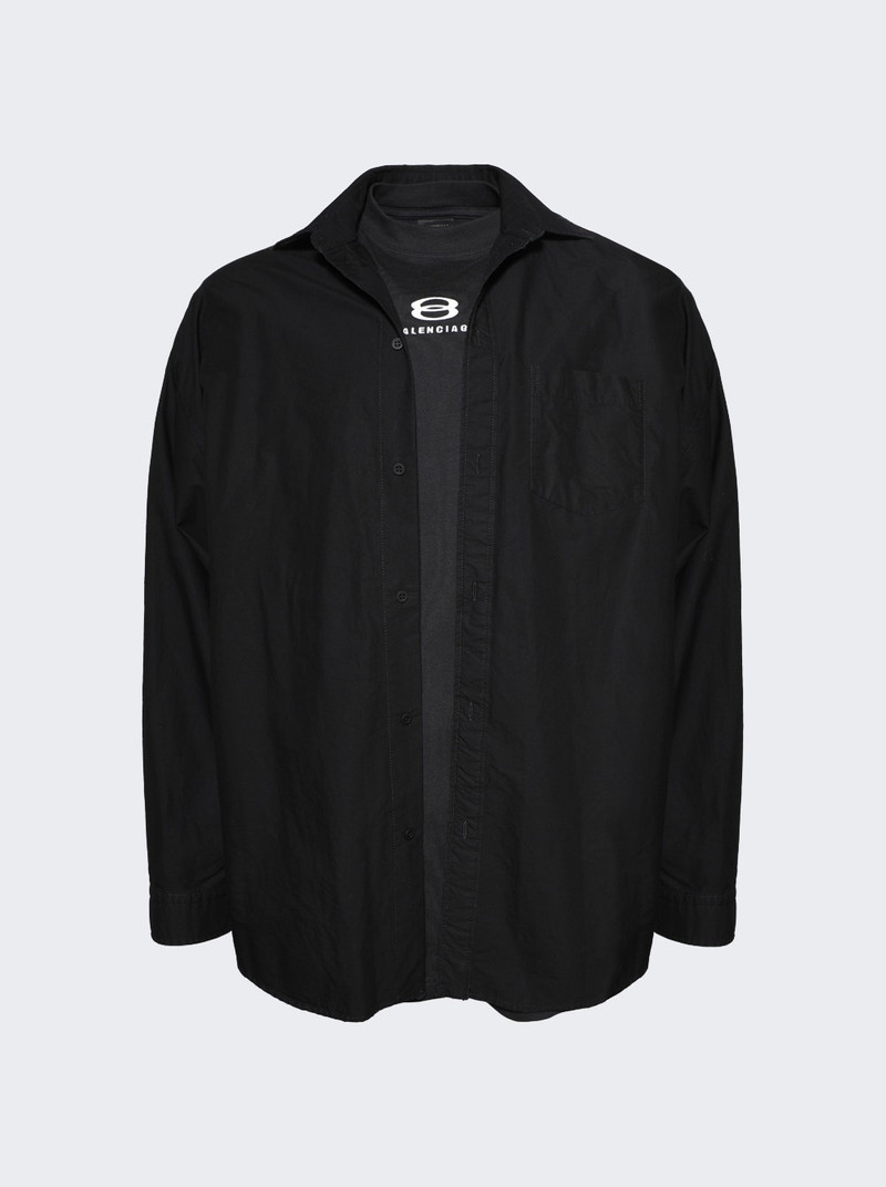 Balenciaga Layered Long Sleeve Shirt - 1