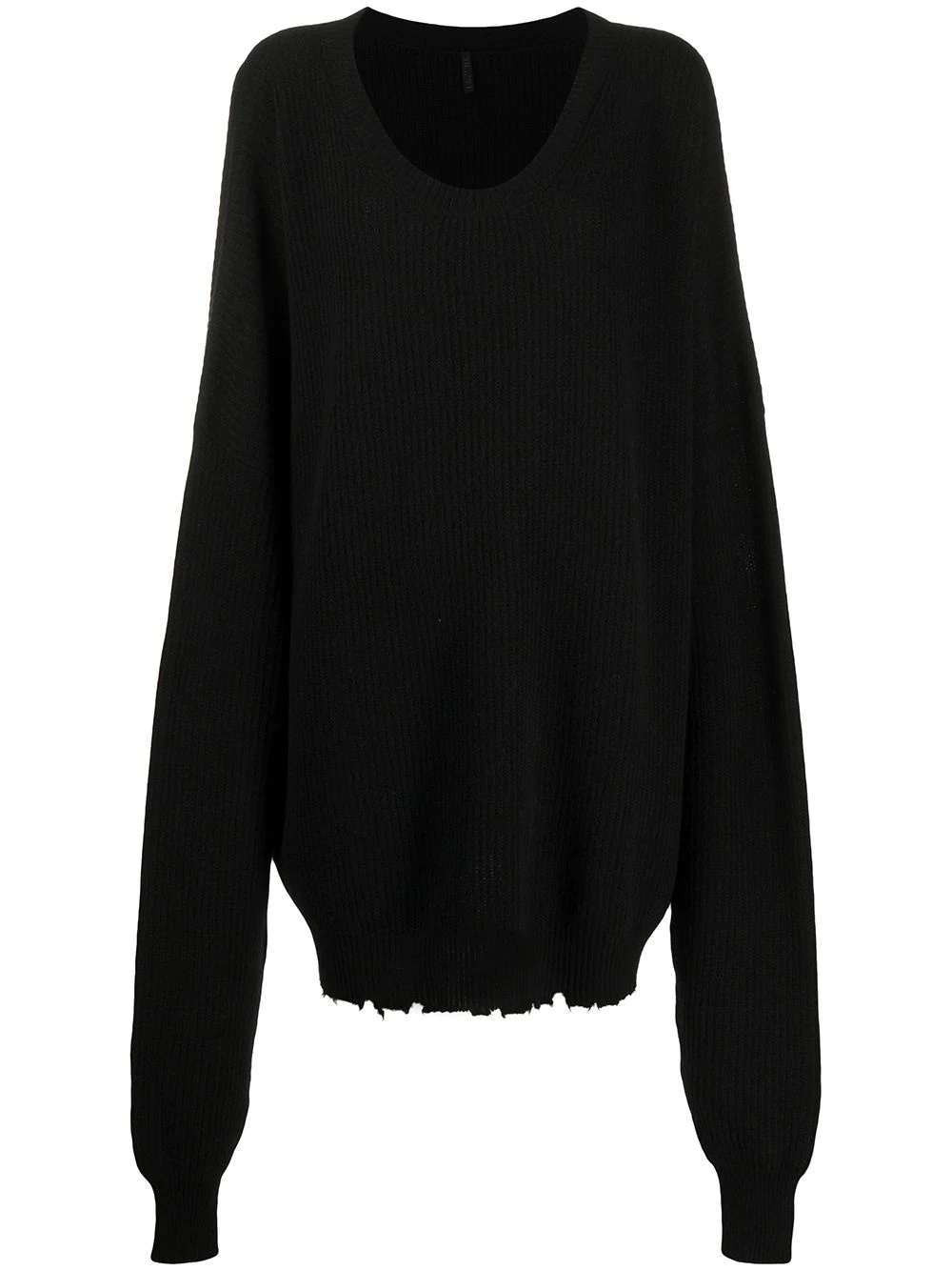 slouchy long-sleeved jumper - 1