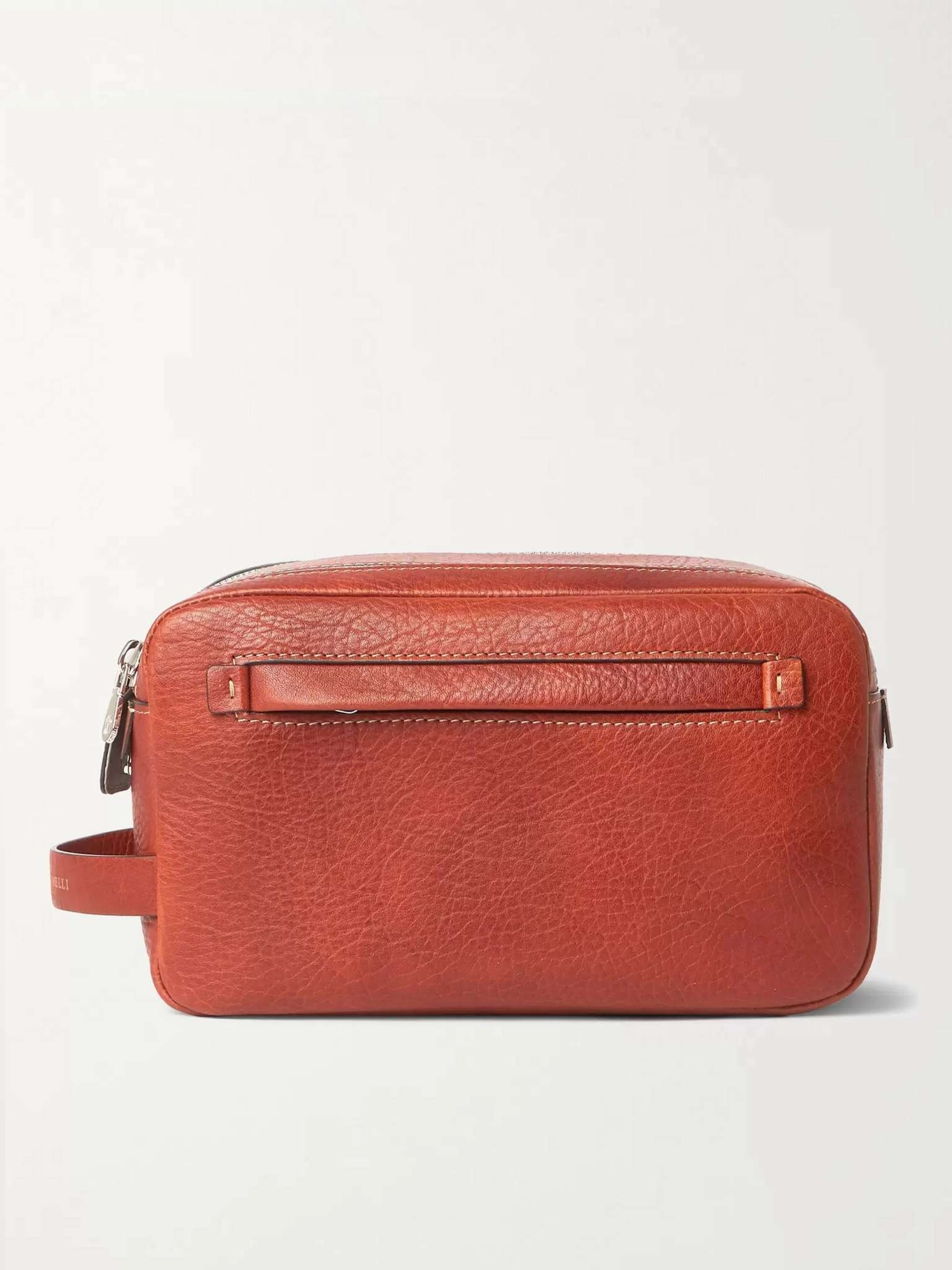 Full-Grain Leather Wash Bag - 1