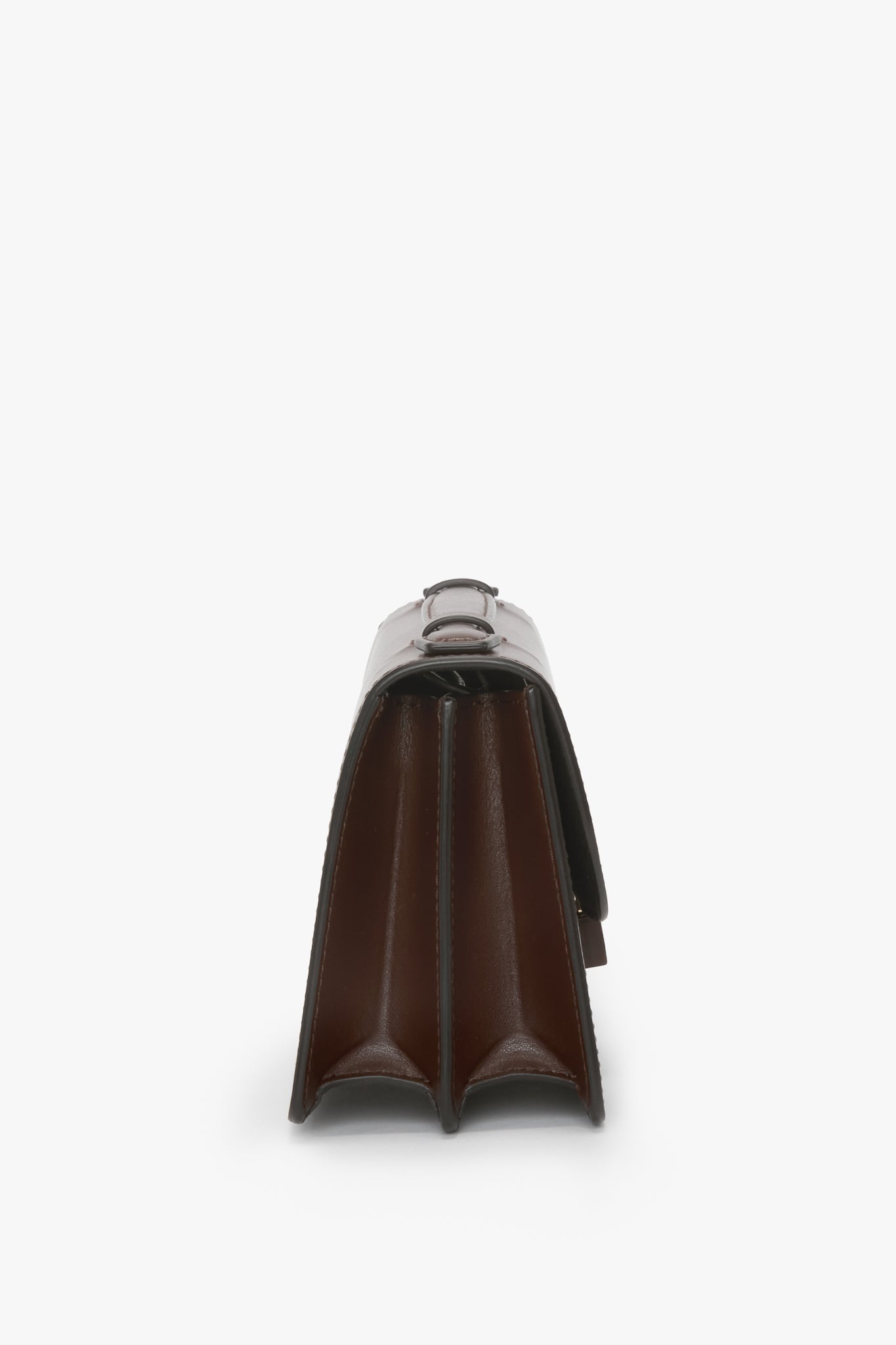 Tonal Mini Dorian Bag In Dark Brown Smooth Leather - 5