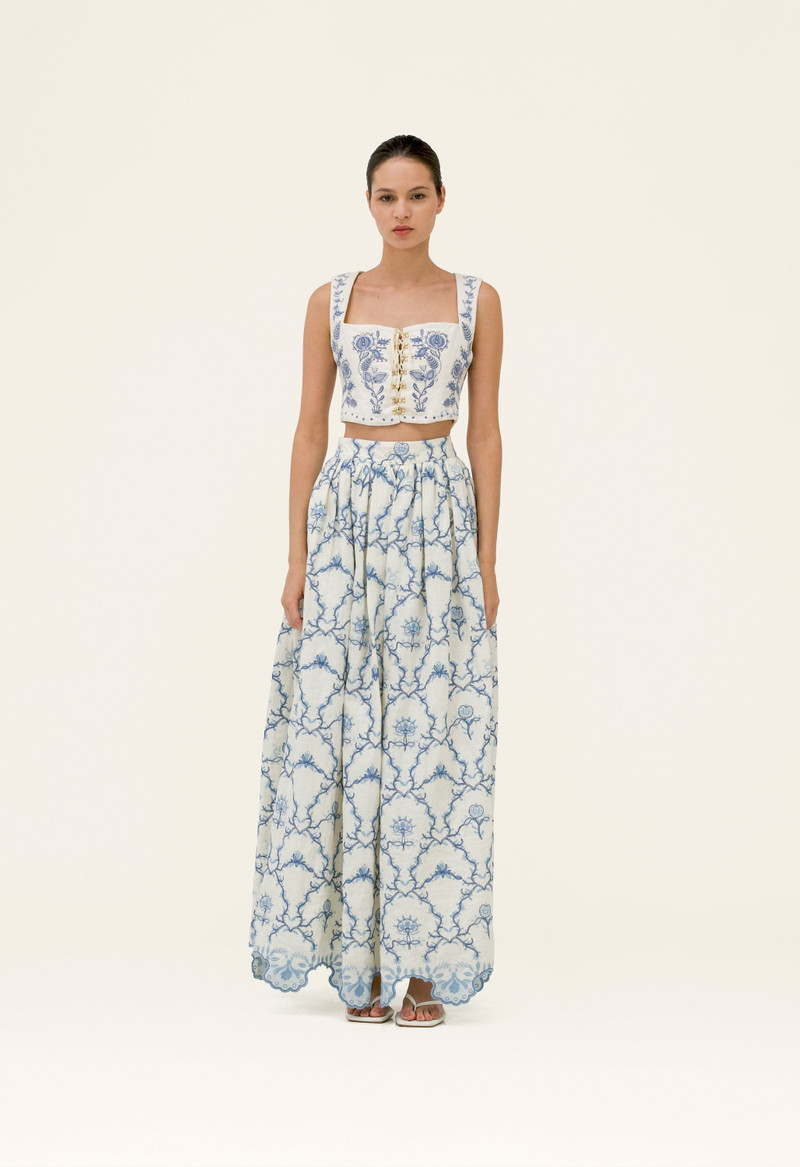 Agua by Agua Bendita Cornalina Floritura Corset outlook