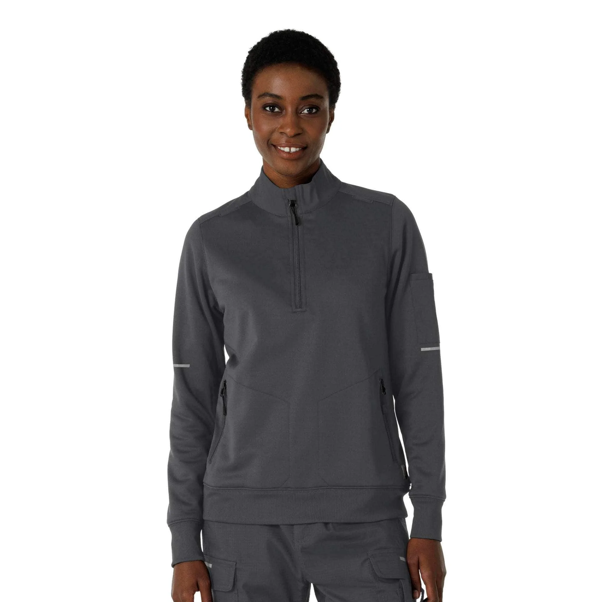 Women's Rugged Flex® RSCU Scrub Half Zip - 1