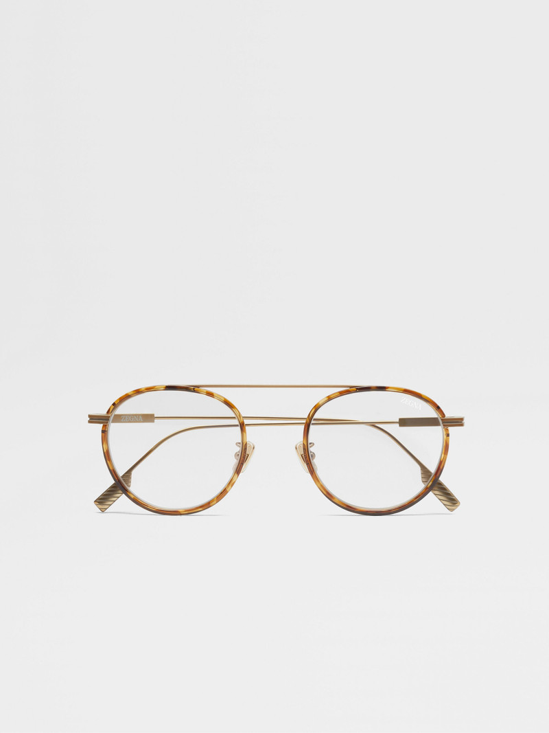 BROWN TITANIUM OPTICAL GLASSES 1