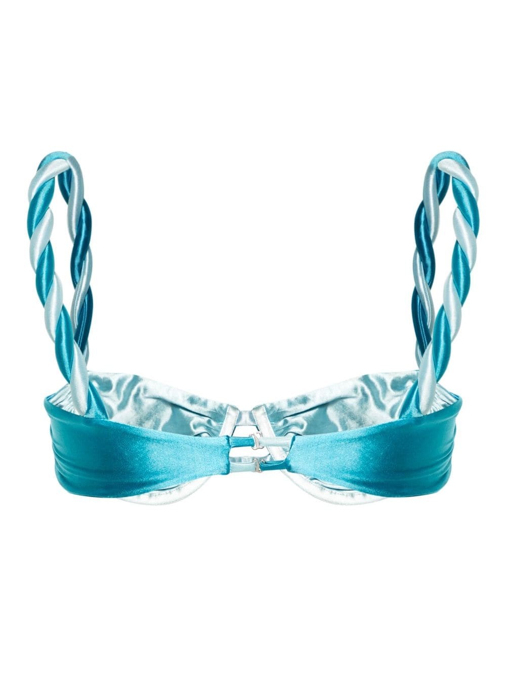 Ropes underwired satin bikini top - 2