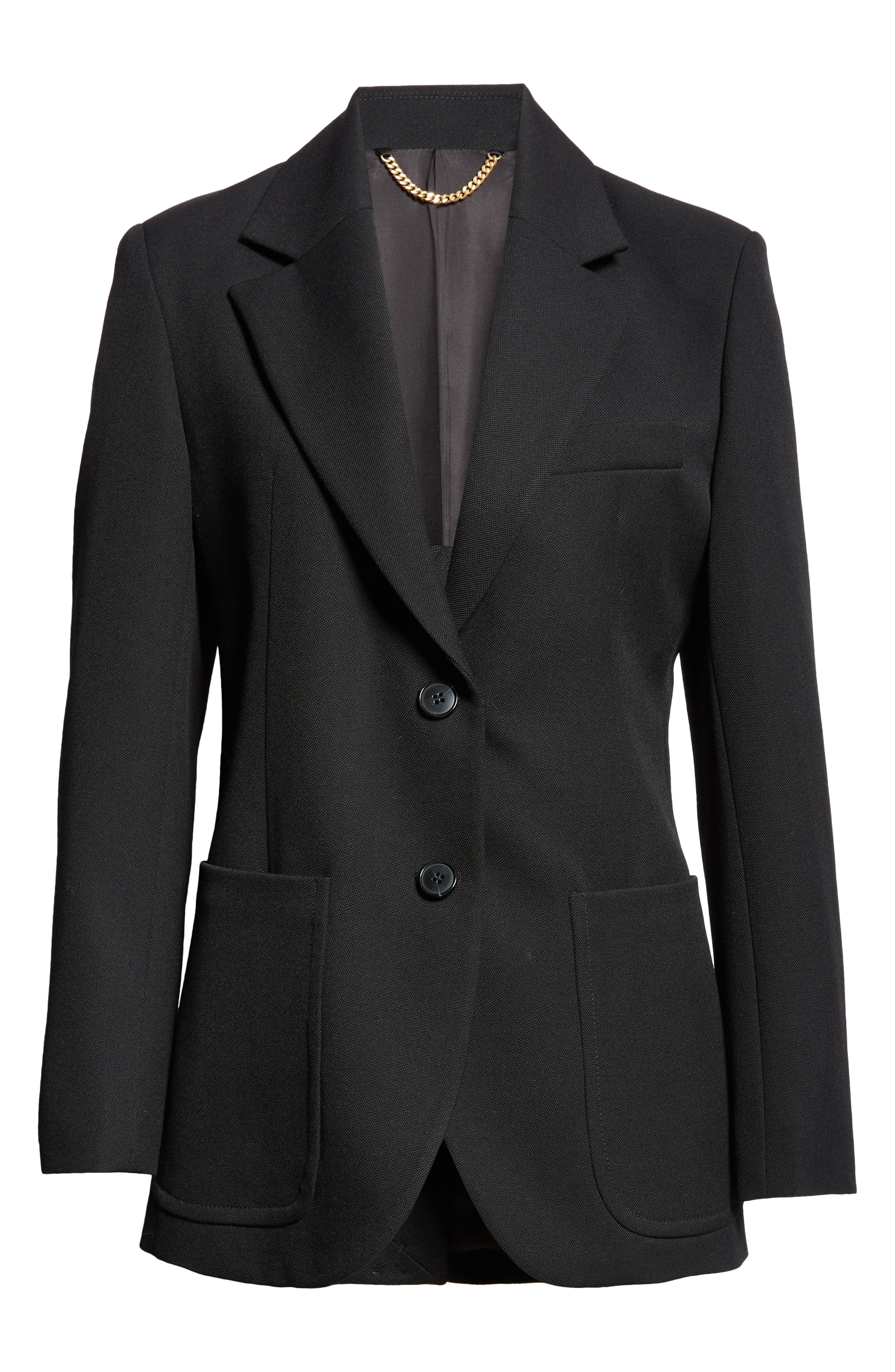 Patch Pocket Twill Blazer - 7