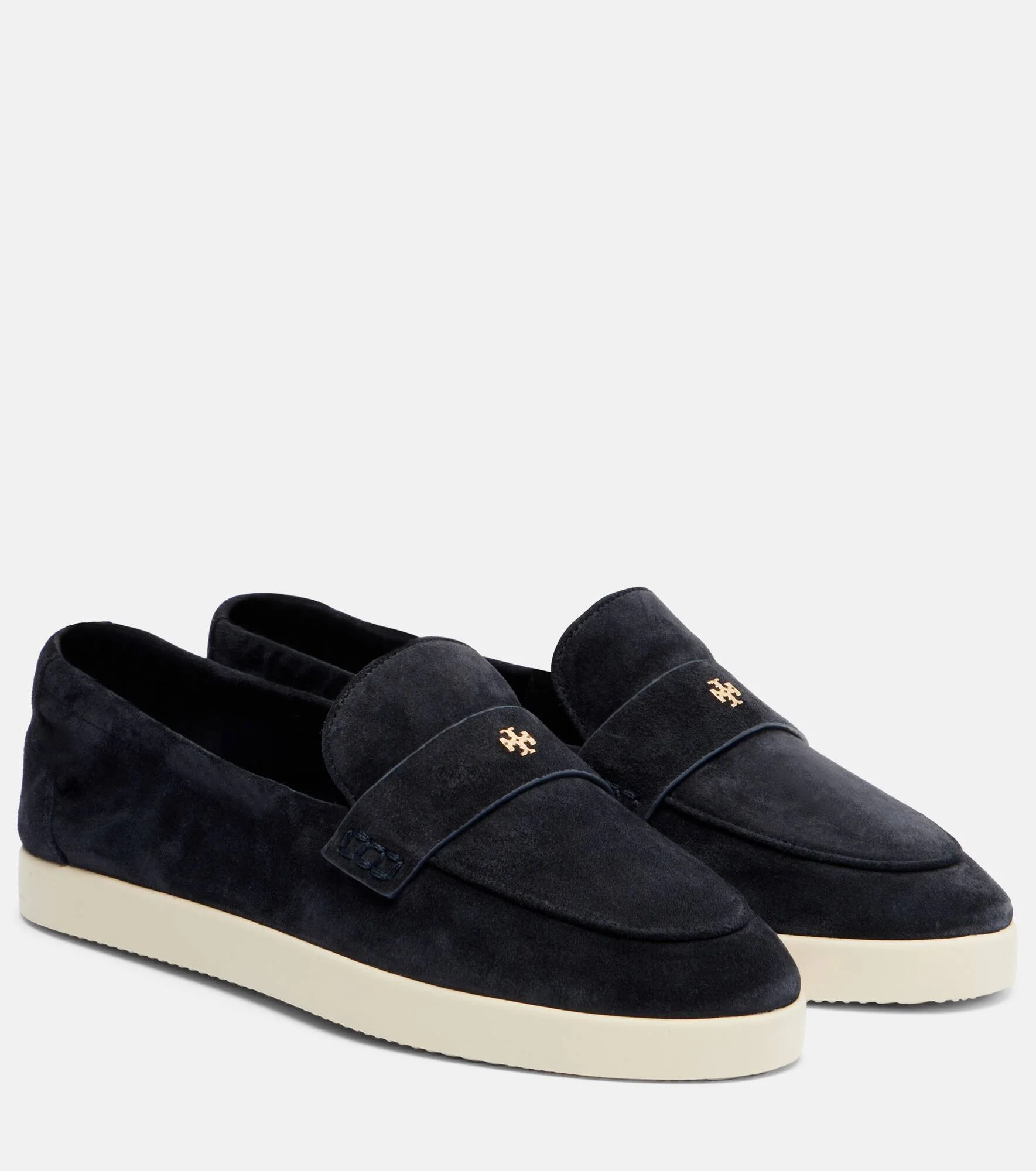 Double T suede loafers - 1
