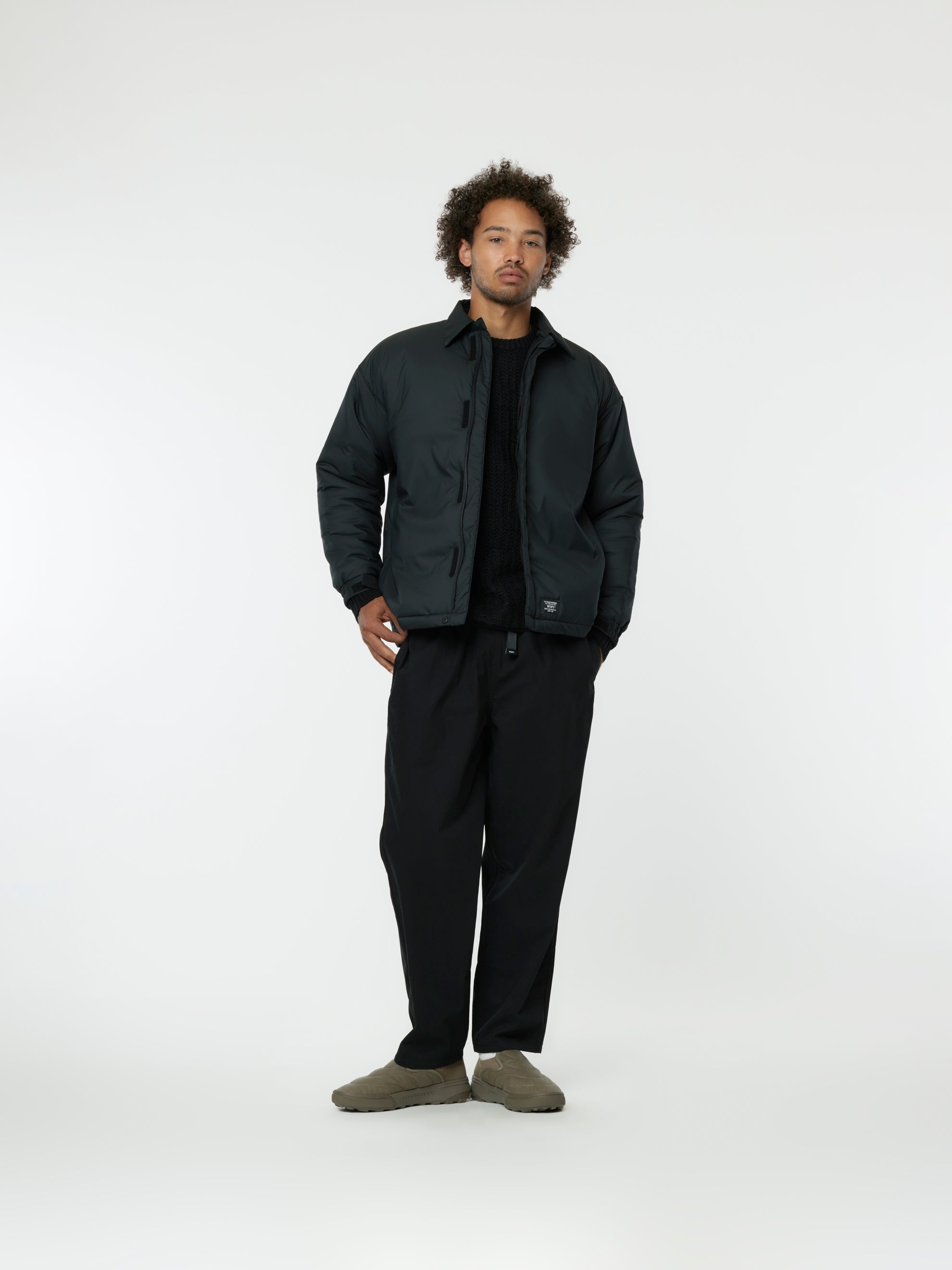 STOCK MAN / JACKET / POLY. TAFFETA. (BLACK)