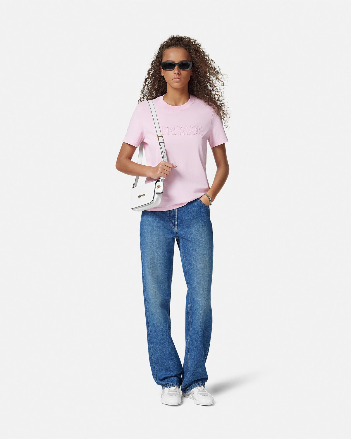 Fringed Embroidered Logo Slim-Fit T-Shirt - 2