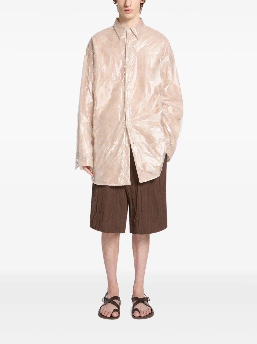 Dries Van Noten Men Plato 1504 M.W.Pants Brn - 2
