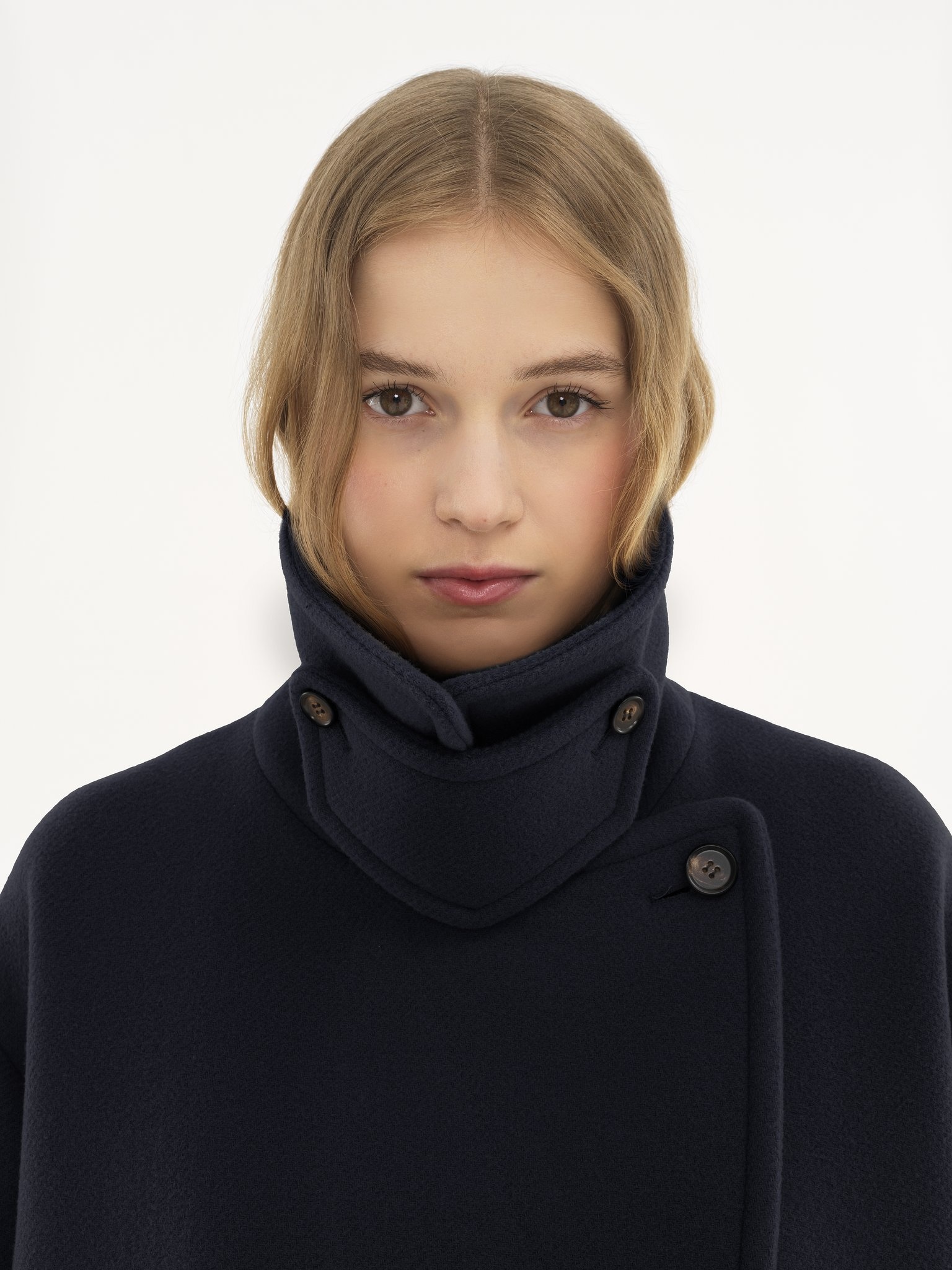 OVERSIZED SHORT COAT IN WOOL - 6