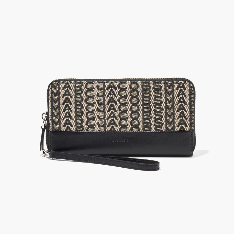 THE MONOGRAM JACQUARD CONTINENTAL WRISTLET WALLET - 1
