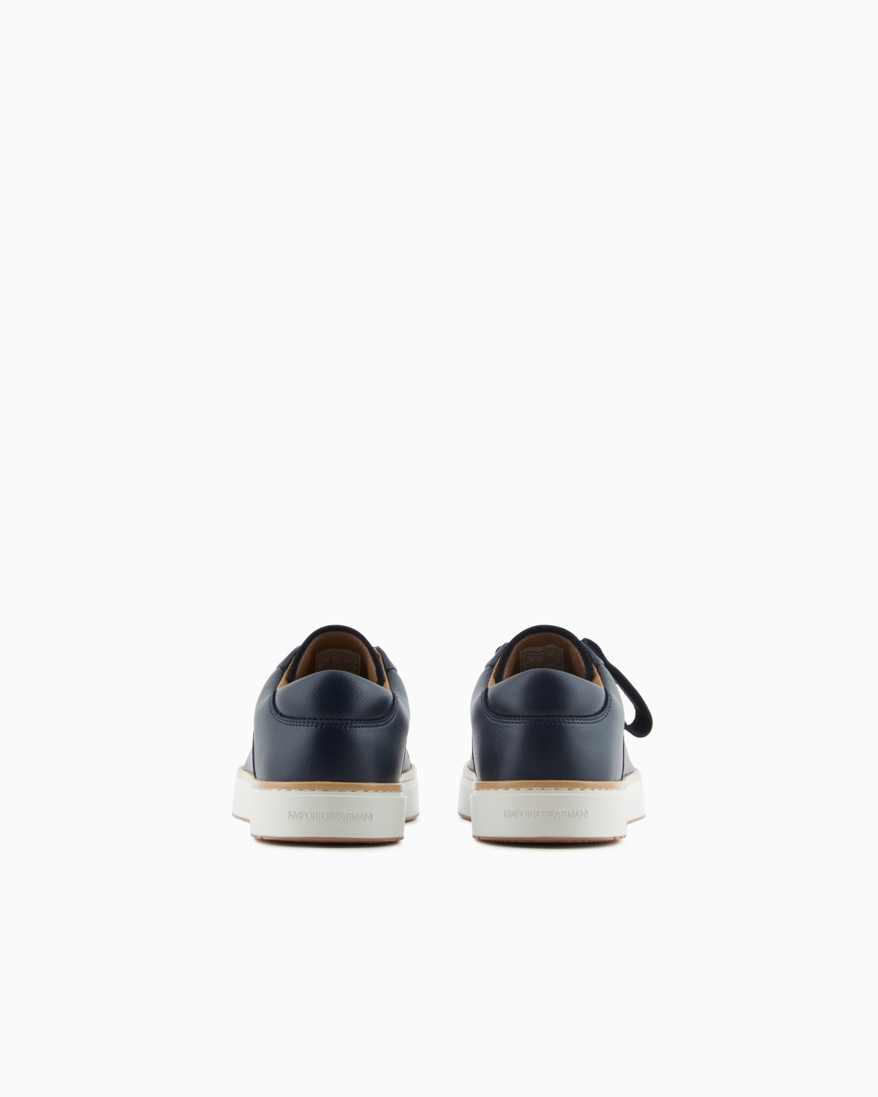 LEATHER SNEAKERS WITH A CONTRASTING WELT - 4