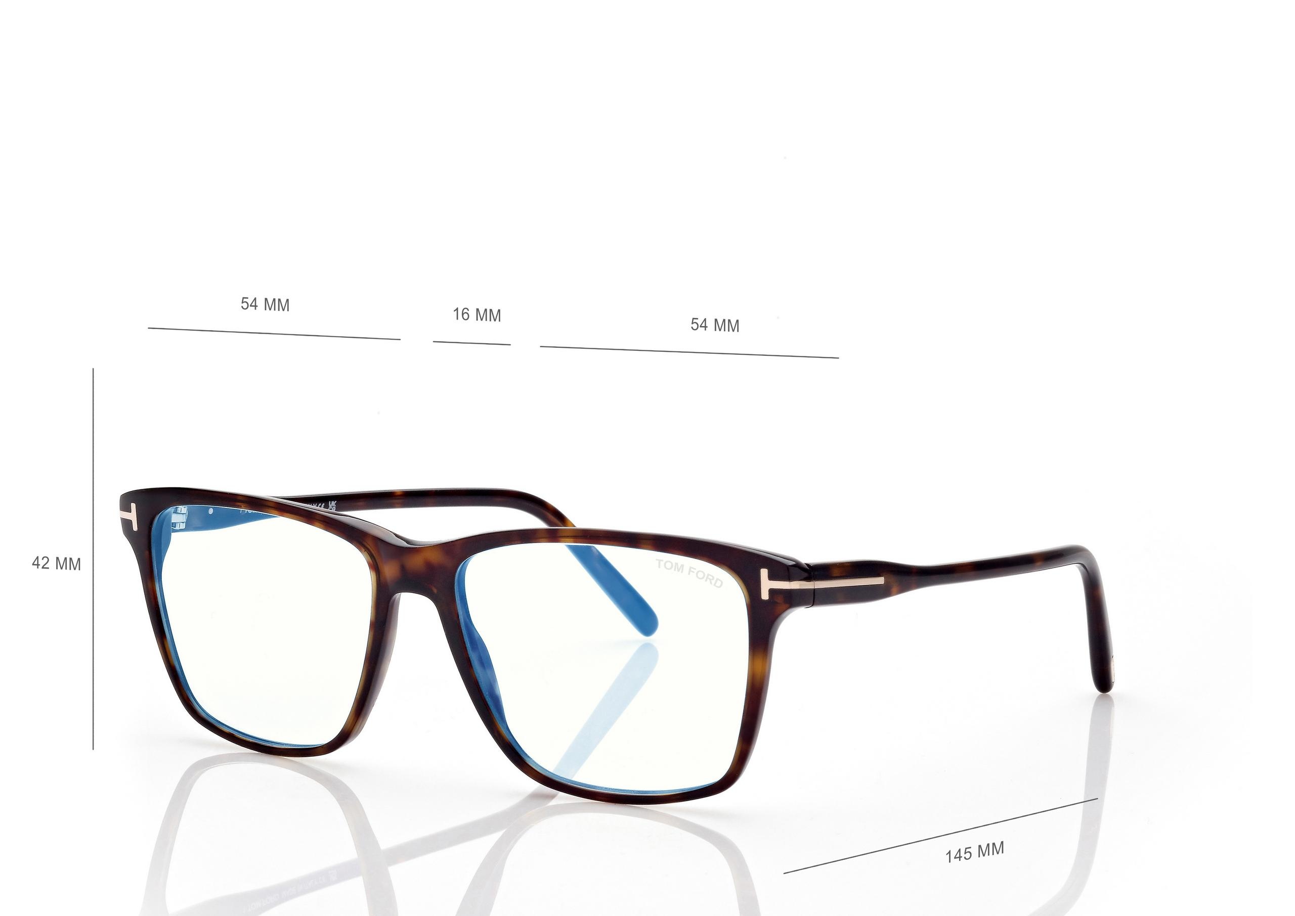 BLUE BLOCK SQUARE OPTICALS - 4