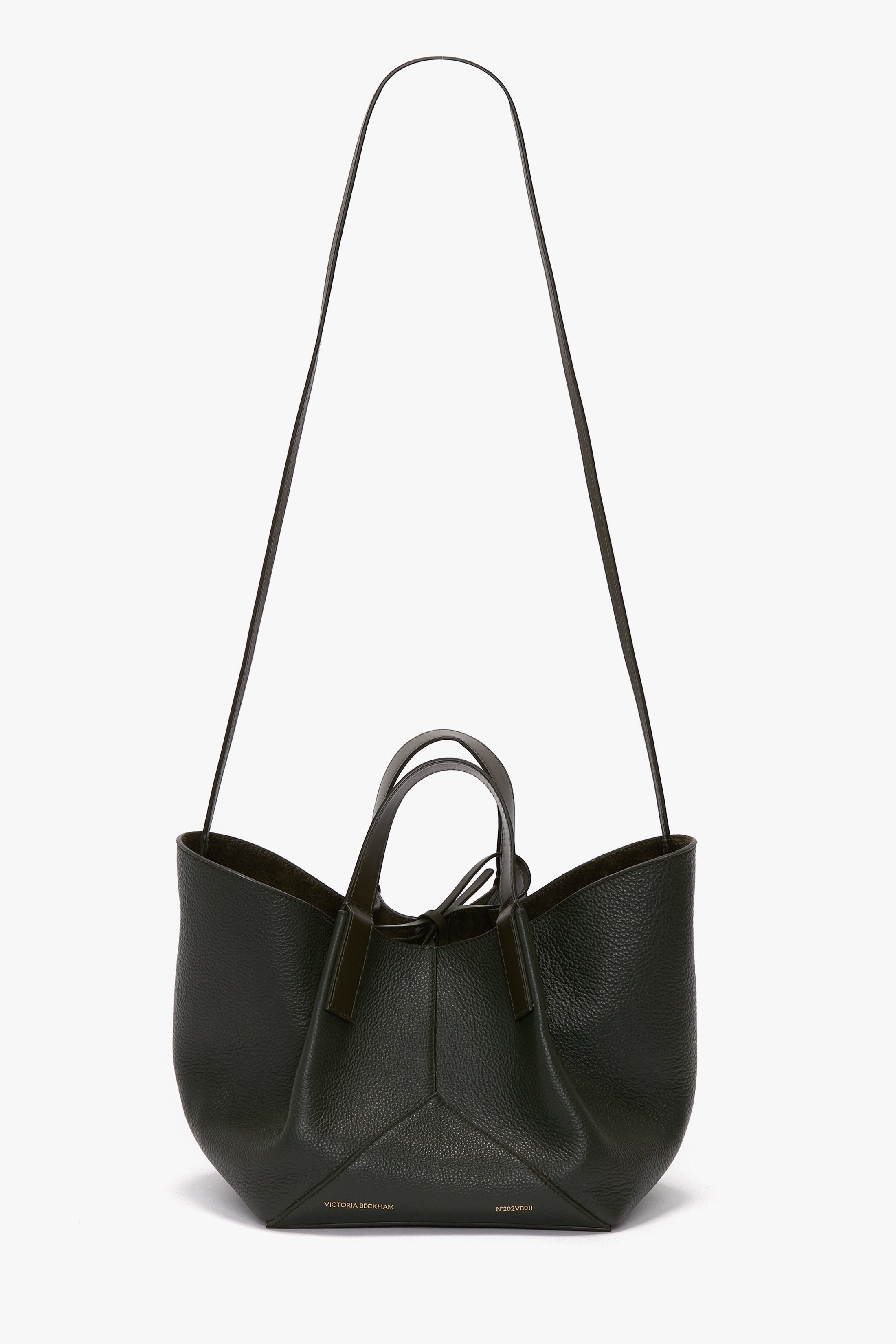 W11 Small Tote In Loden Leather - 1
