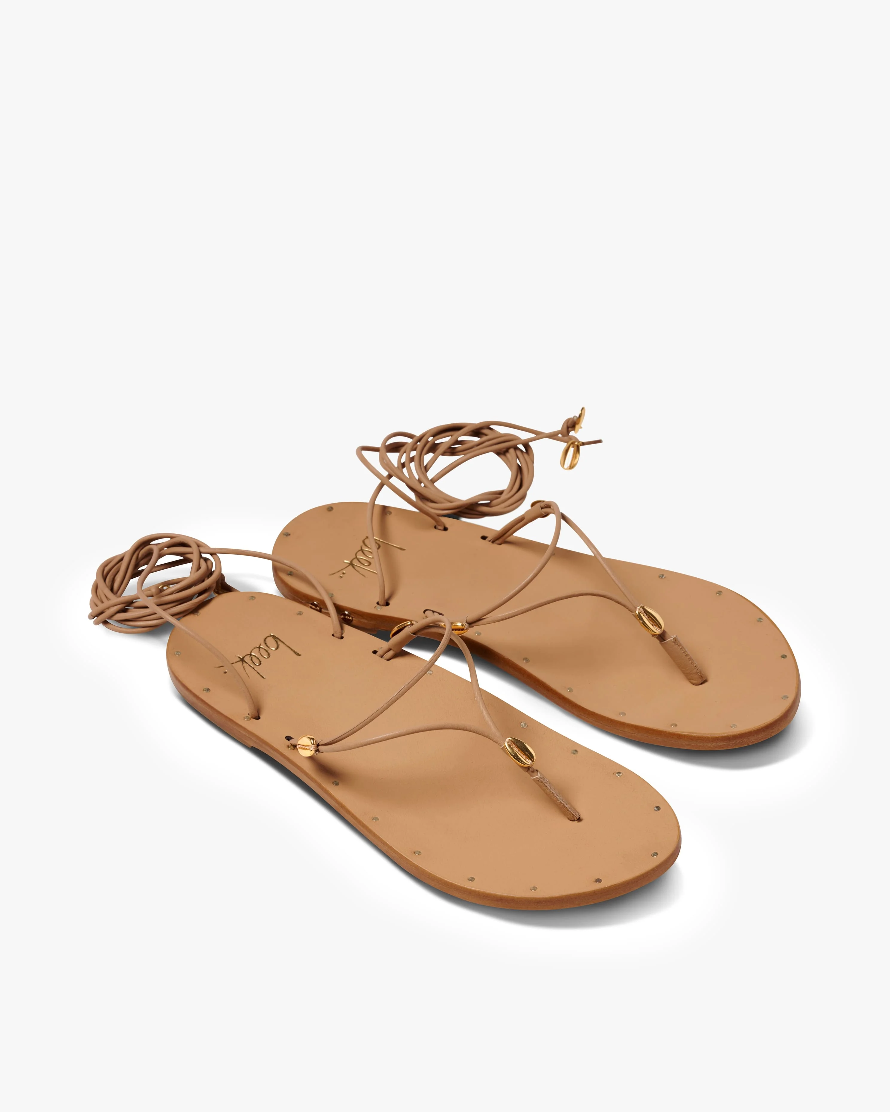 Koha Leather Ankle Wrap Sandal - 1