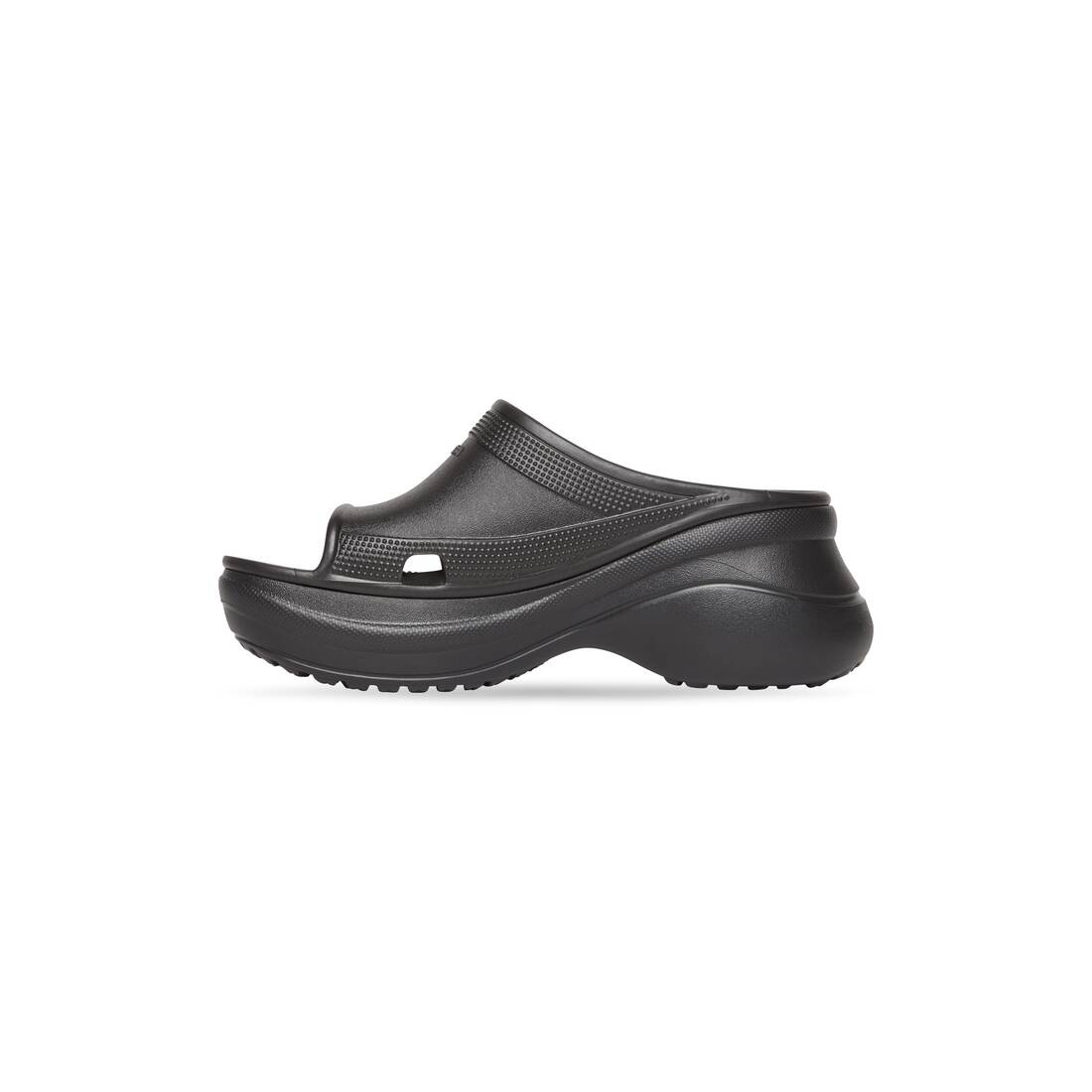 Women's Pool Crocs™ Slide Sandal in Black - 4