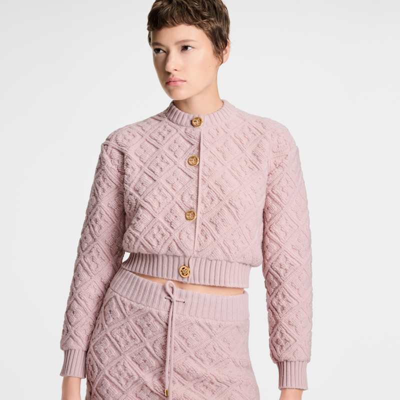 Monogram Toweling Cardigan 4