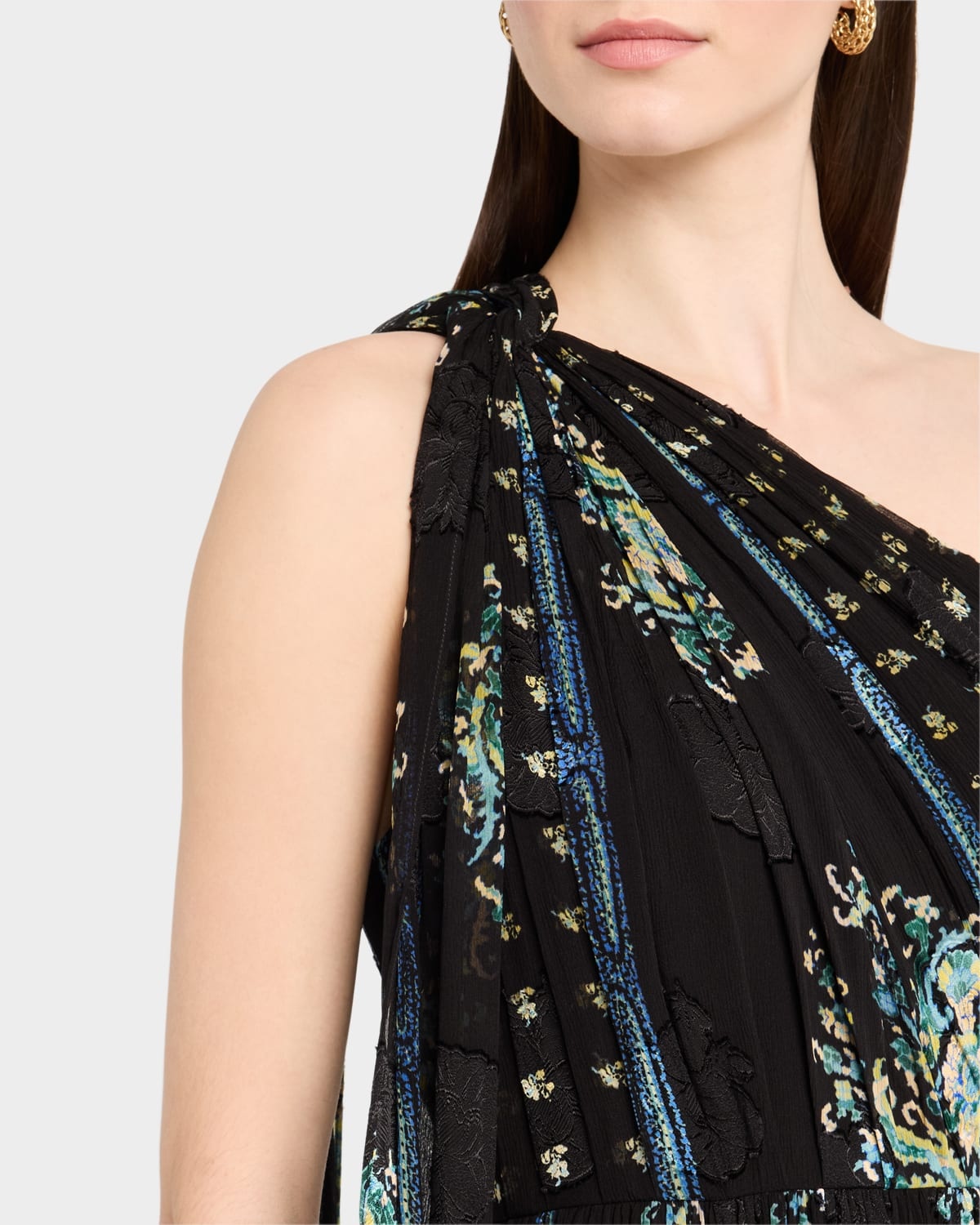Angelique Draped Scarf Gown - 5