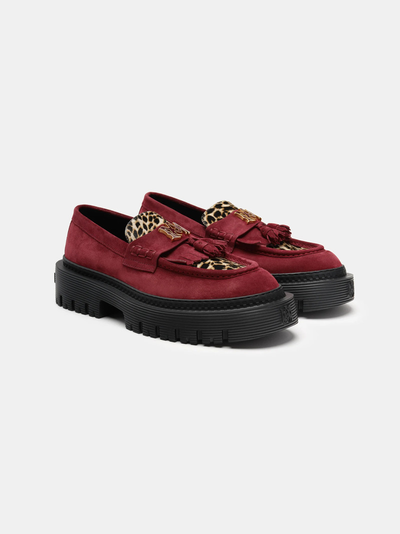 AMIRI MA TASSLE LEOPARD JUMBO LOAFER outlook