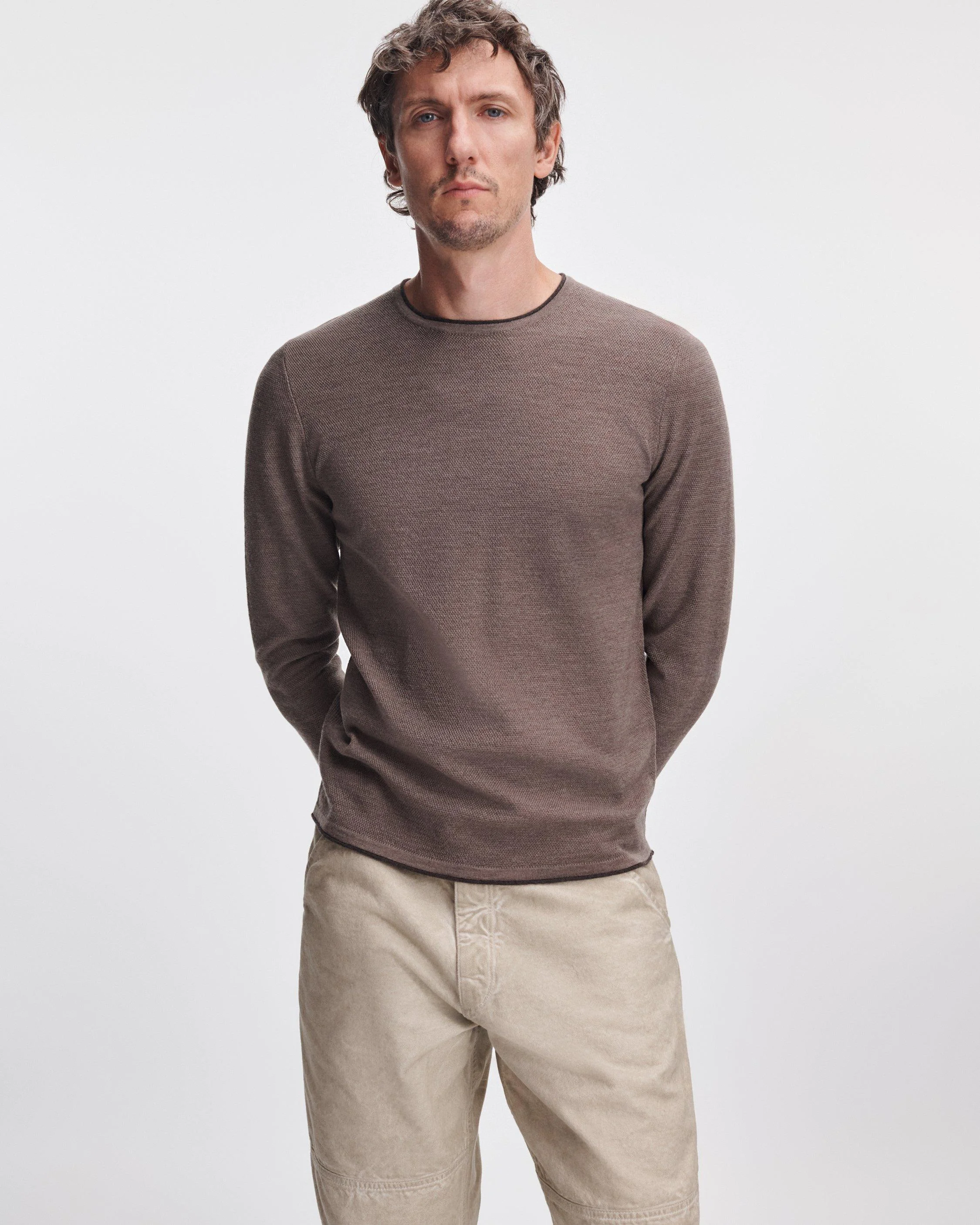 Brooks Merino Wool Crewneck - 1