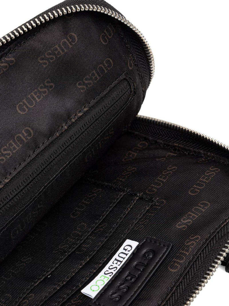Torino geometric-embossed messenger bag 5