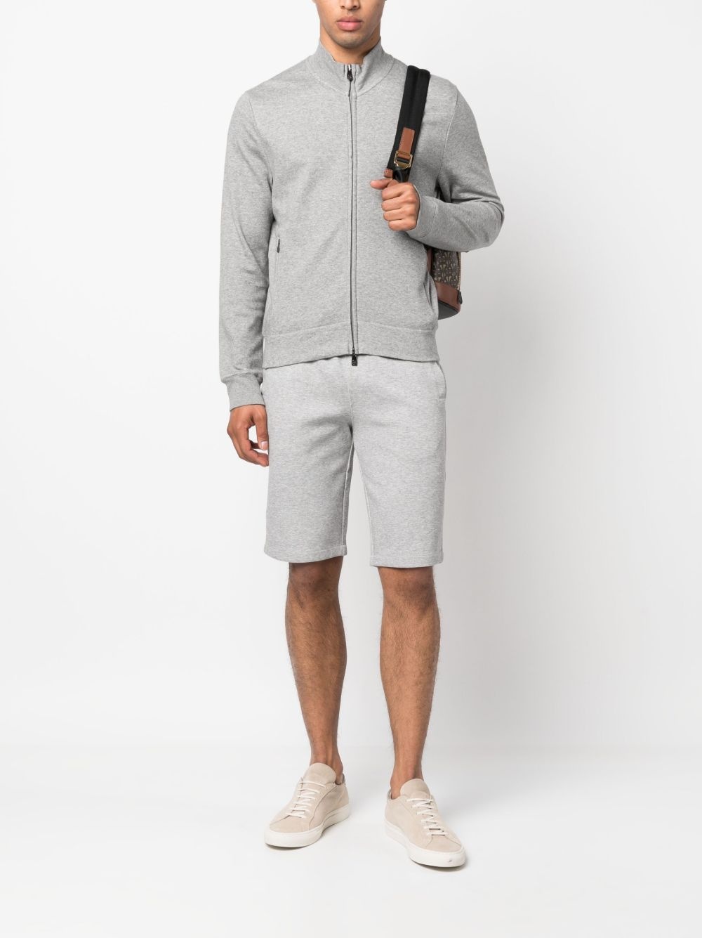 drawstring cotton shorts - 2