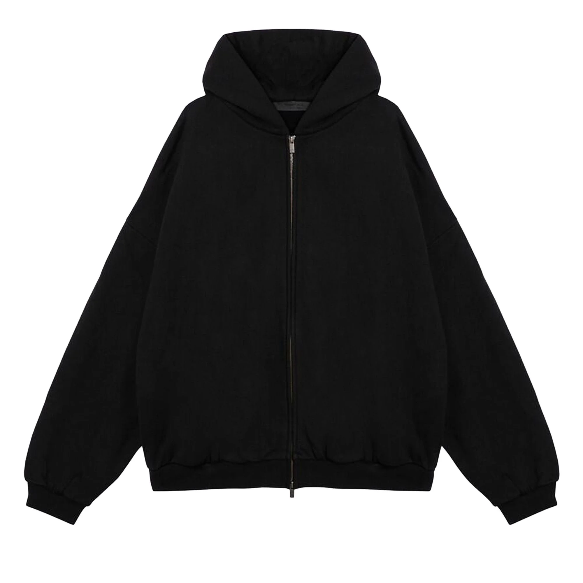 Fear of God Essentials Heavy Fleece Full Zip Hoodie 'Black' - 1