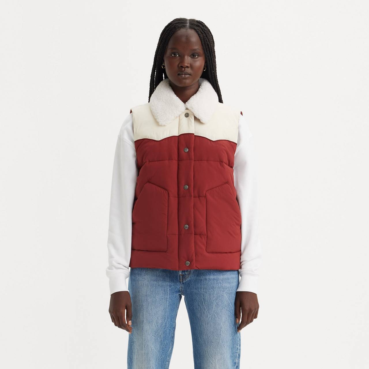 SHERPA QUILTED VEST - 2