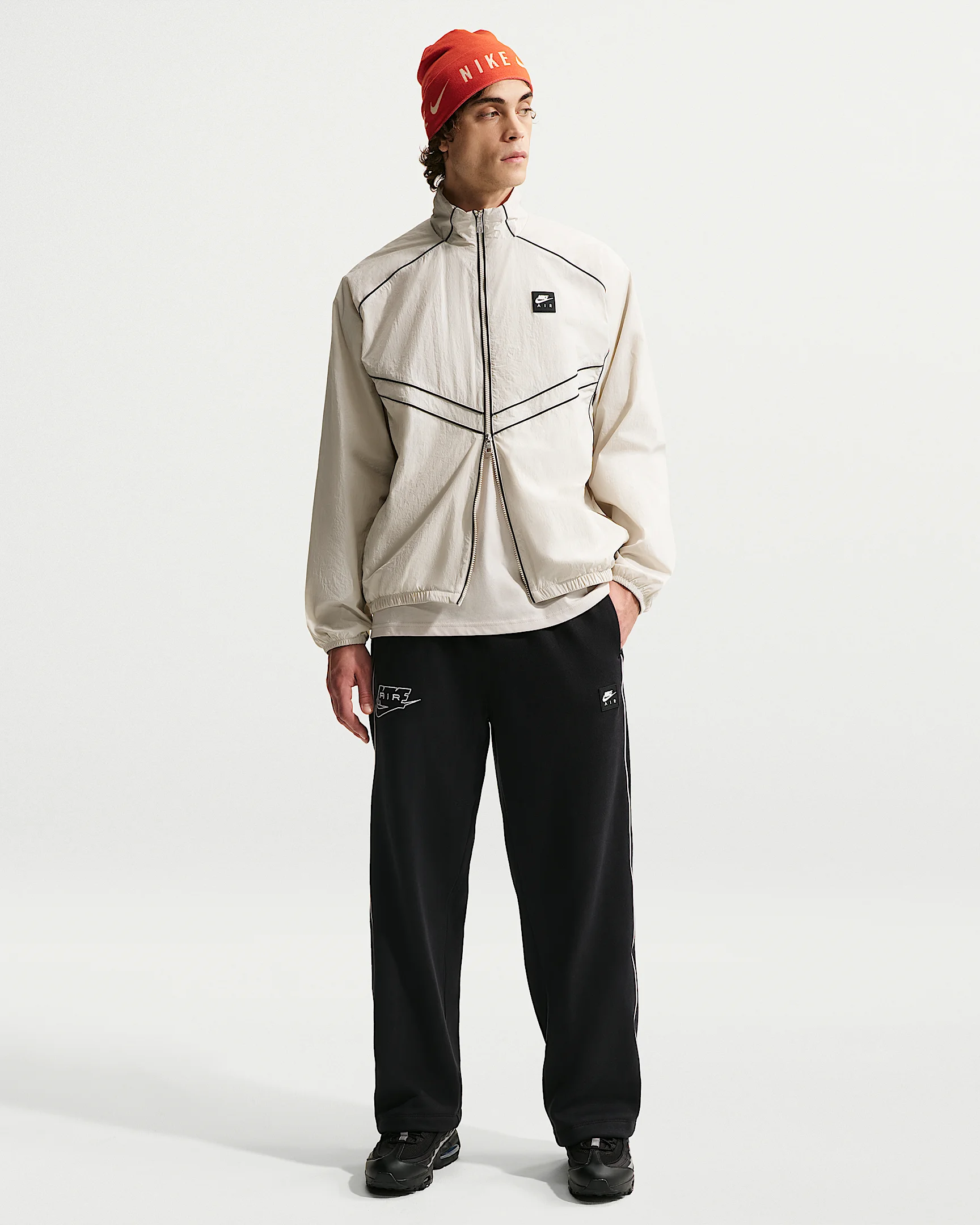Nike Air Men's Open-Hem Fleece Pants - 1