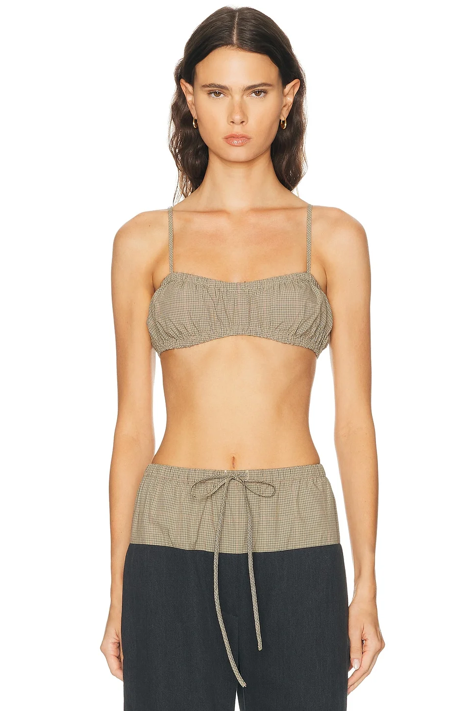 Bubble Bandeau Crop Top - 1