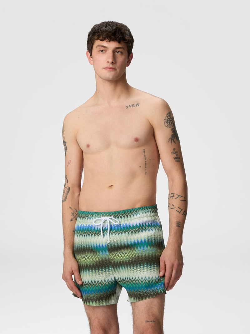 Missoni Swim shorts with gradient micro zigzag print outlook