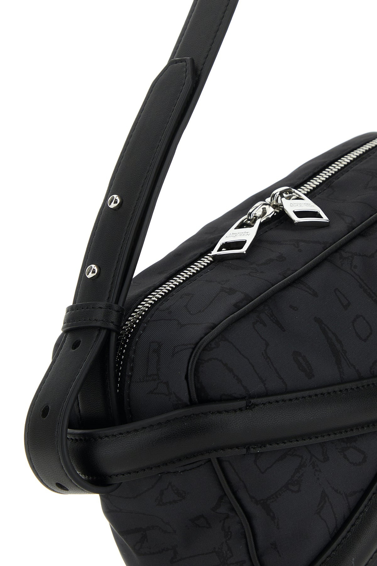 Black nylon Harness crossbody bag - 4