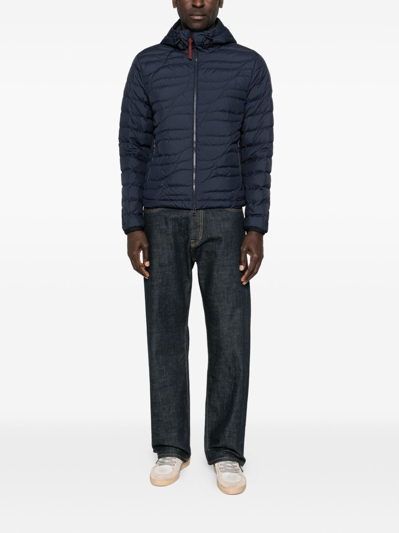 Moncler hooded zip-fastening jacket outlook