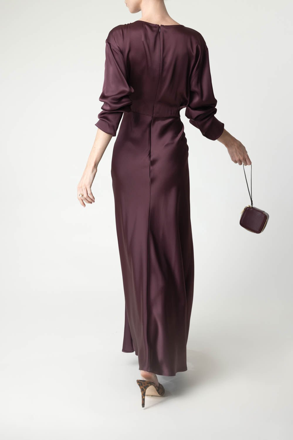 V Neck Long Dress - 4