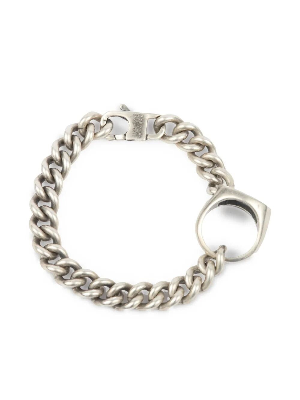 The BRACELET by MM6 is a stunning piece of jewellery that embodies contemporary elegance. Crafted fr - 1
