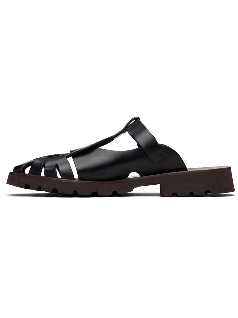 HEREU Black Canya Sport Sandals outlook