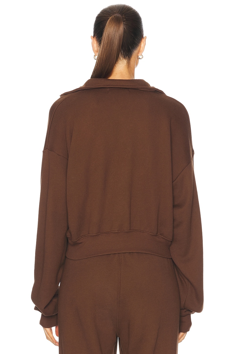 Cropped Half-Zip Sweatshirt - 3