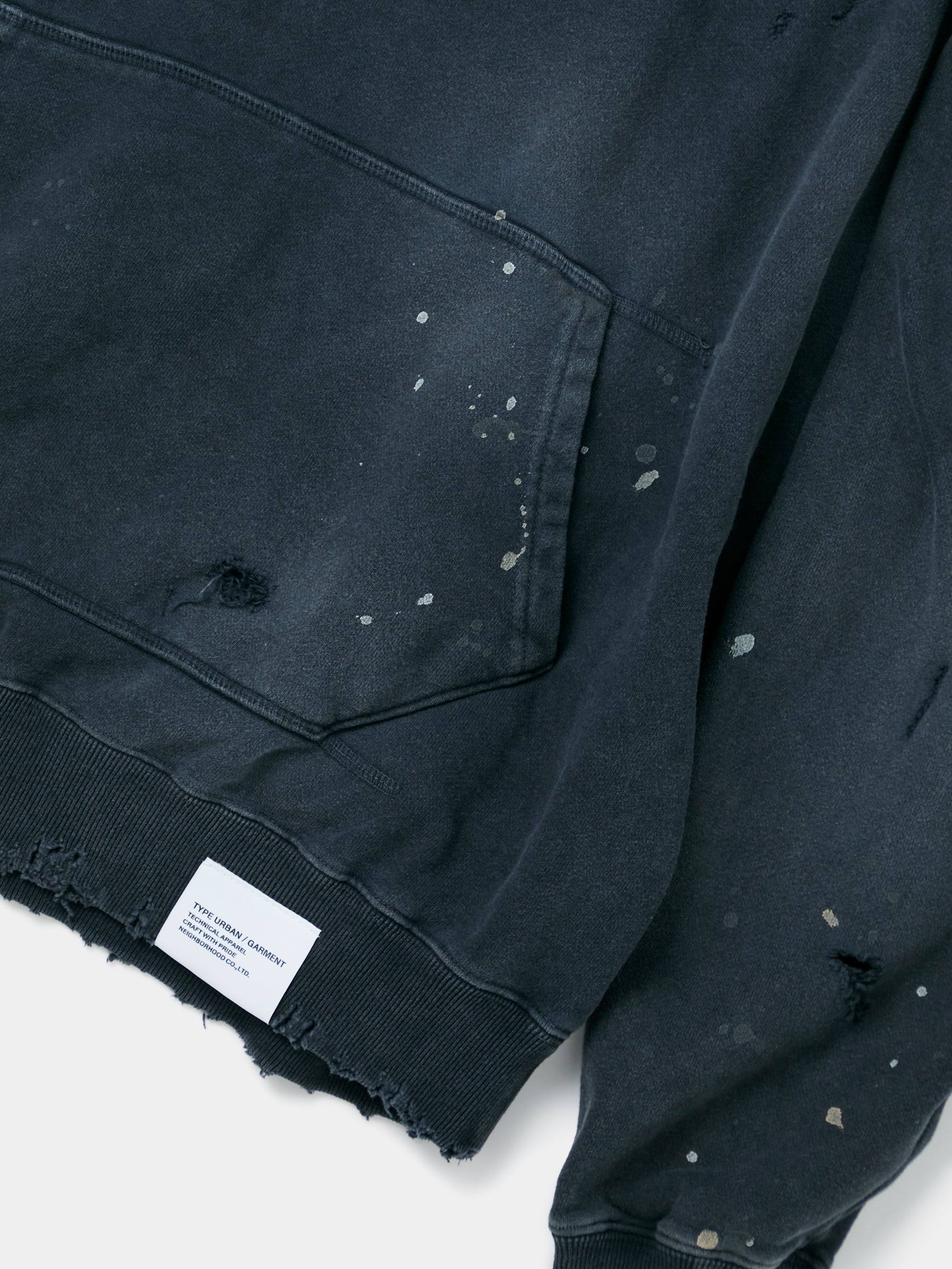 【Neighborhood】 Damage Sweat Parka NEIGHBORHOOD - Damage Sweat Parka | HBX - Globally Curated